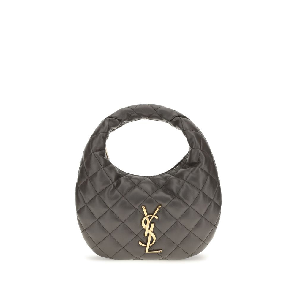 Saint Laurent Gray Lamb Ovis Aries Aries Handbag
