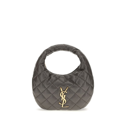 Saint Laurent Gray Lamb Ovis Aries Aries Handbag