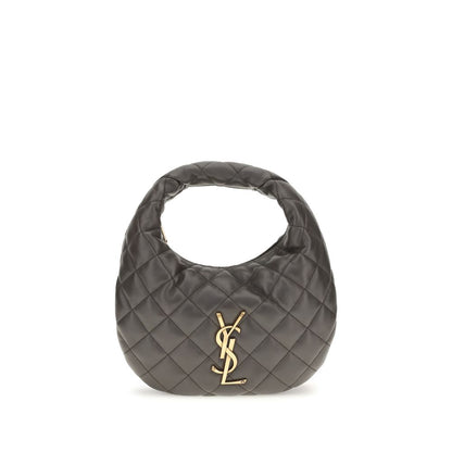 Saint Laurent Gray Lamb Ovis Aries Aries Handbag