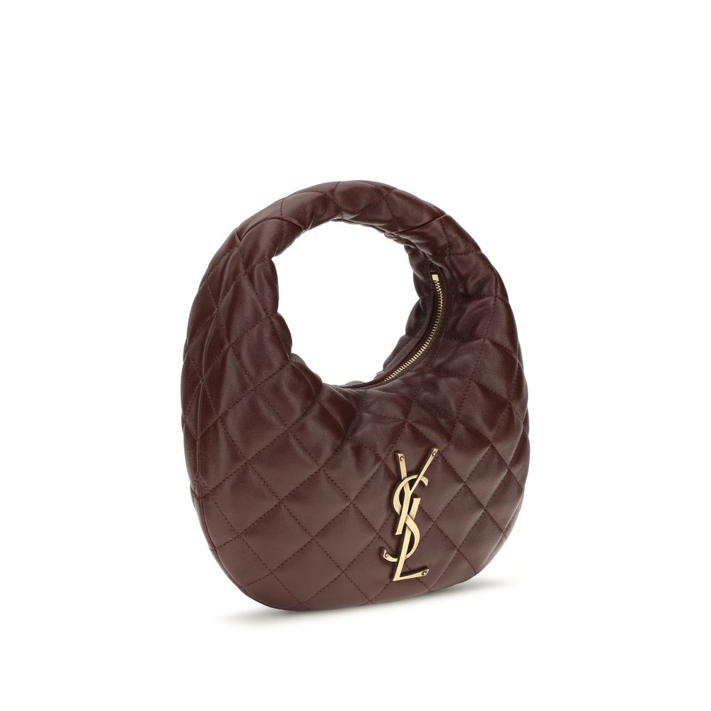 Saint Laurent Brown Lamb Ovis Aries Aries Handbag