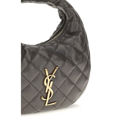 Saint Laurent Gray Lamb Ovis Aries Aries Handbag