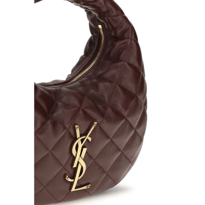 Saint Laurent Brown Lamb Ovis Aries Aries Handbag