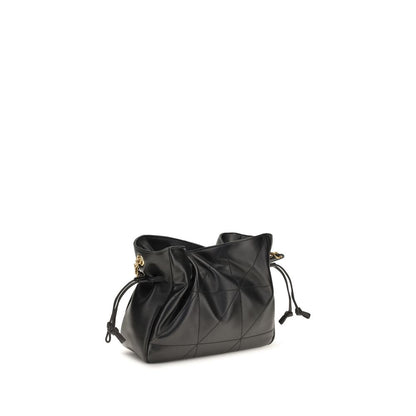 Saint Laurent Black Lamb Ovis Aries Aries Clutch Bag