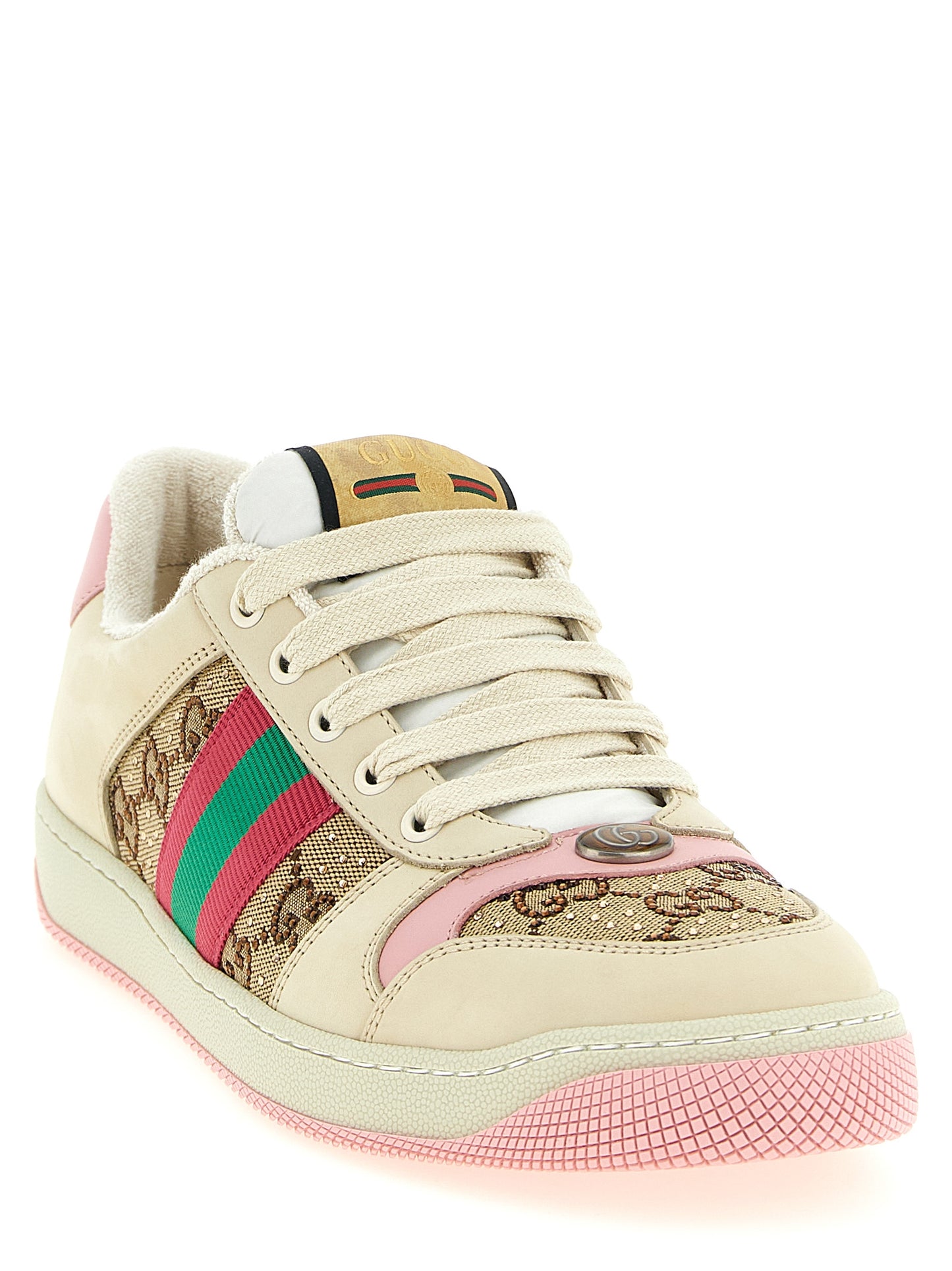 Gucci Multicolor Calfskin Low Top Sneakers