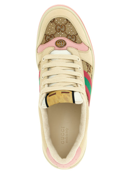 Gucci Multicolor Calfskin Low Top Sneakers
