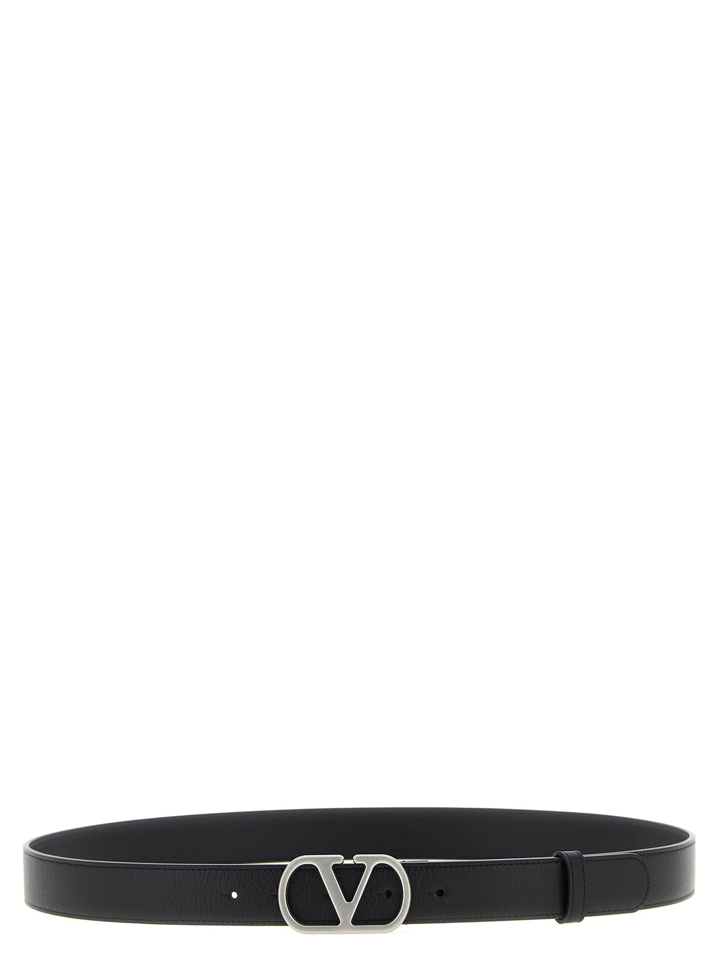 Valentino Garavani Black Calfskin Regular Belt
