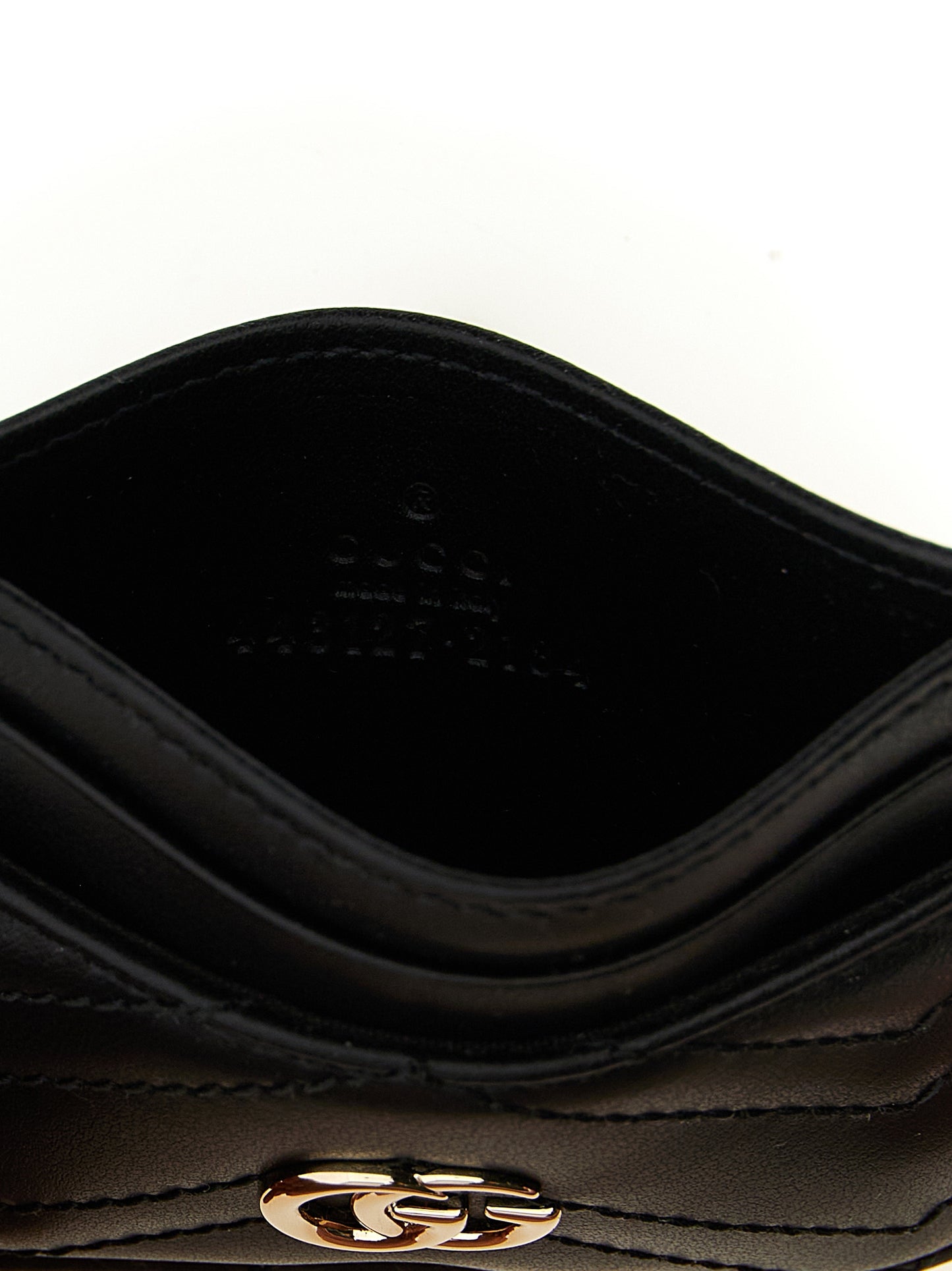 Gucci Black Calfskin Cardholder