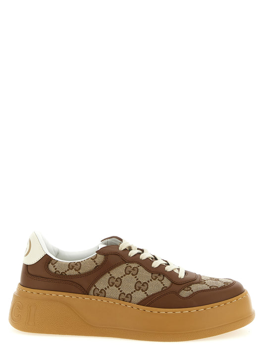 Gucci Brown Calfskin Chunky Sneakers