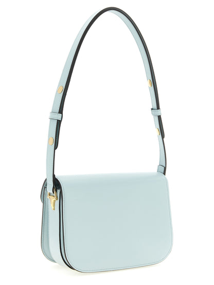Gucci Blue Calfskin Shoulder Bag