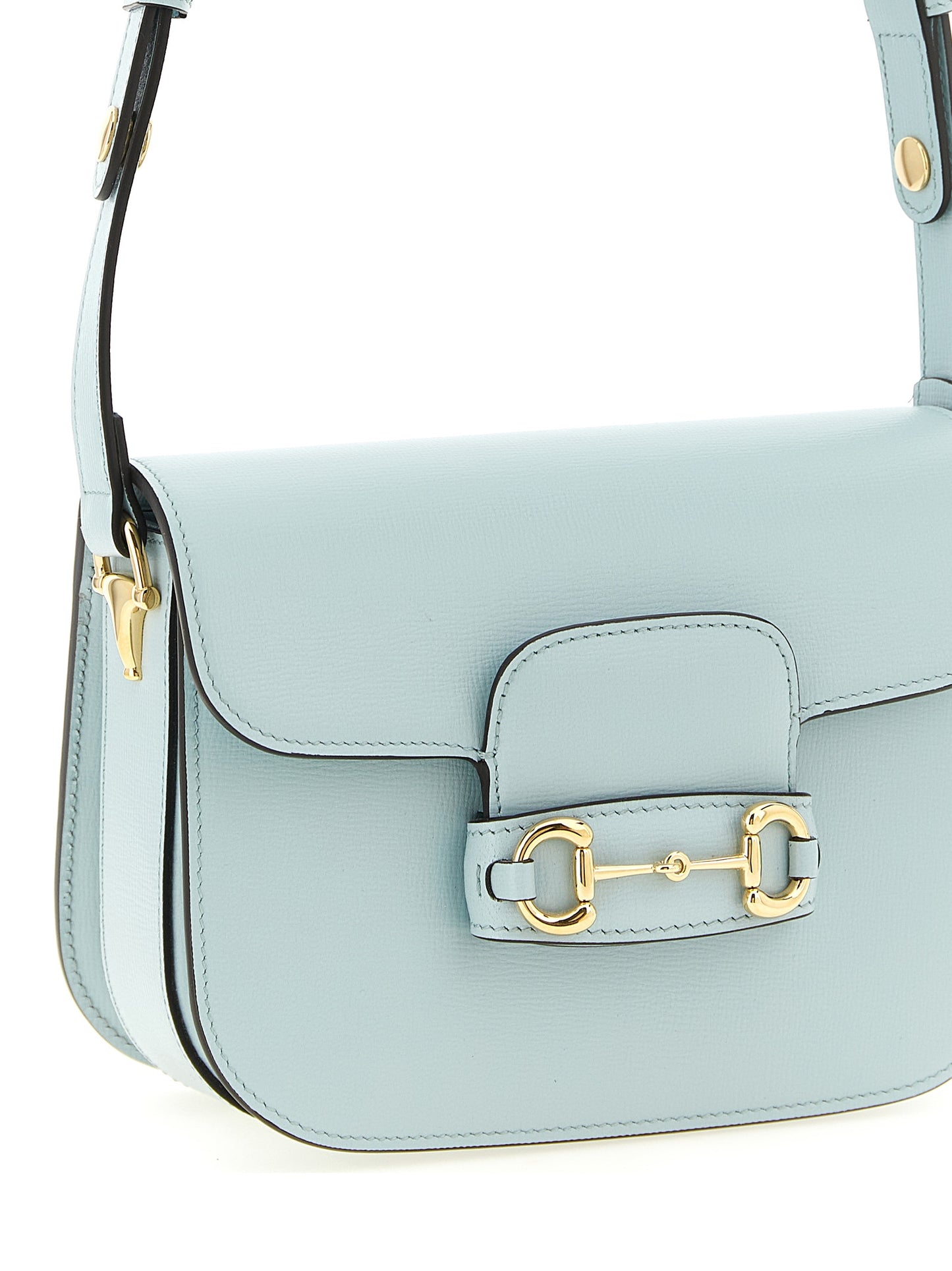 Gucci Blue Calfskin Shoulder Bag