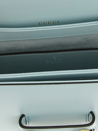 Gucci Blue Calfskin Shoulder Bag