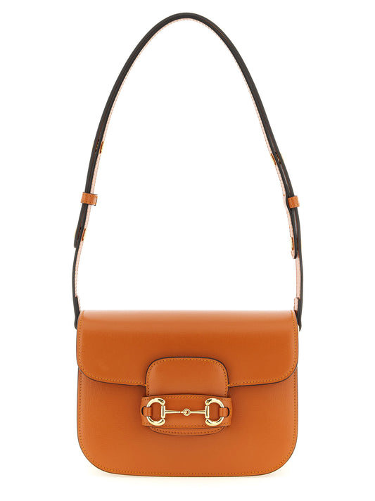 Gucci Orange Calfskin Shoulder Bag