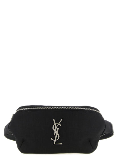 Saint Laurent Black Lamb Leather Crossbody Bag