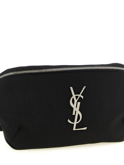 Saint Laurent Black Lamb Leather Crossbody Bag