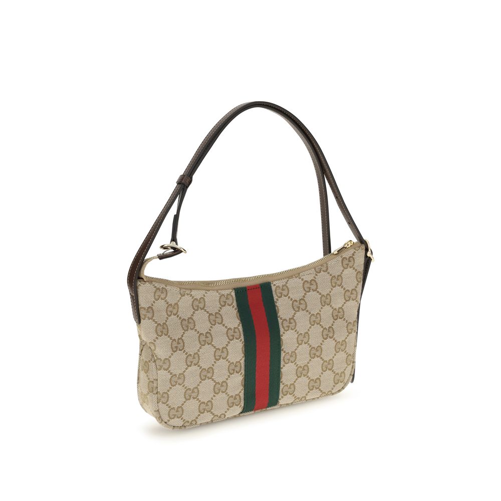 Gucci Beige Polyester Shoulder Bag