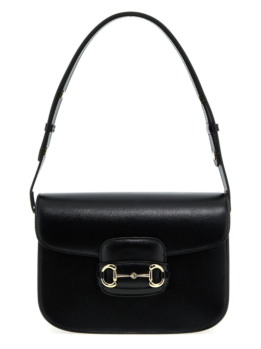 Gucci Black Leather Shoulder Bag
