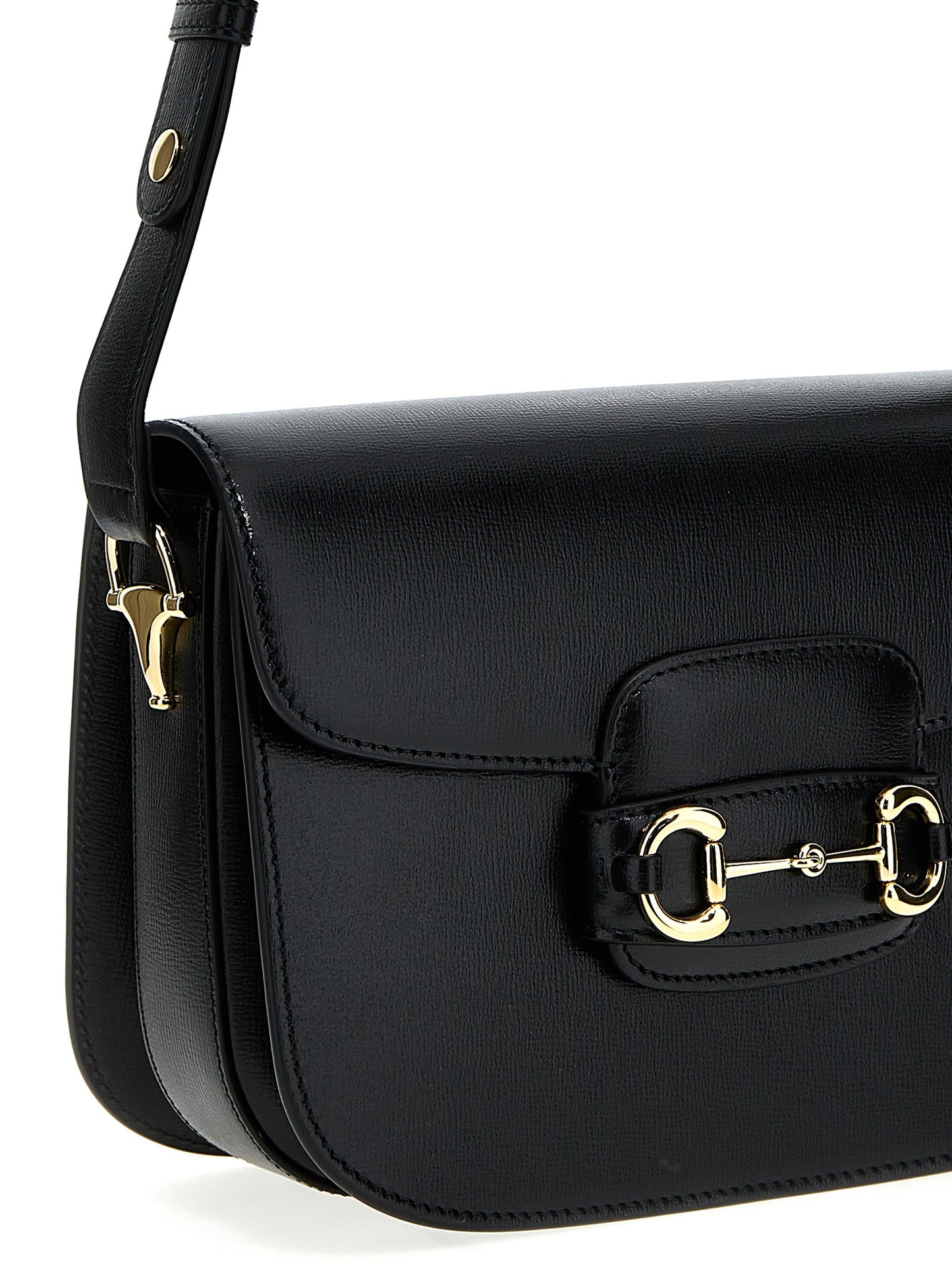 Gucci Black Leather Shoulder Bag