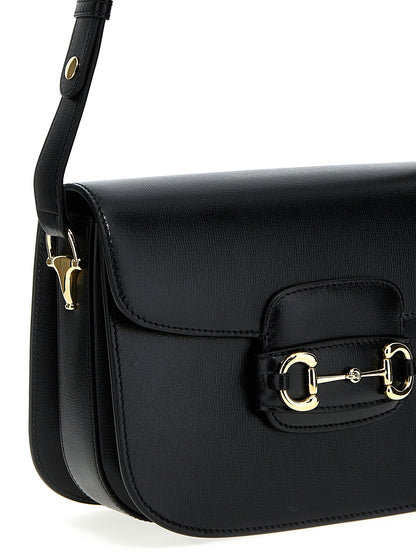 Gucci Black Leather Shoulder Bag