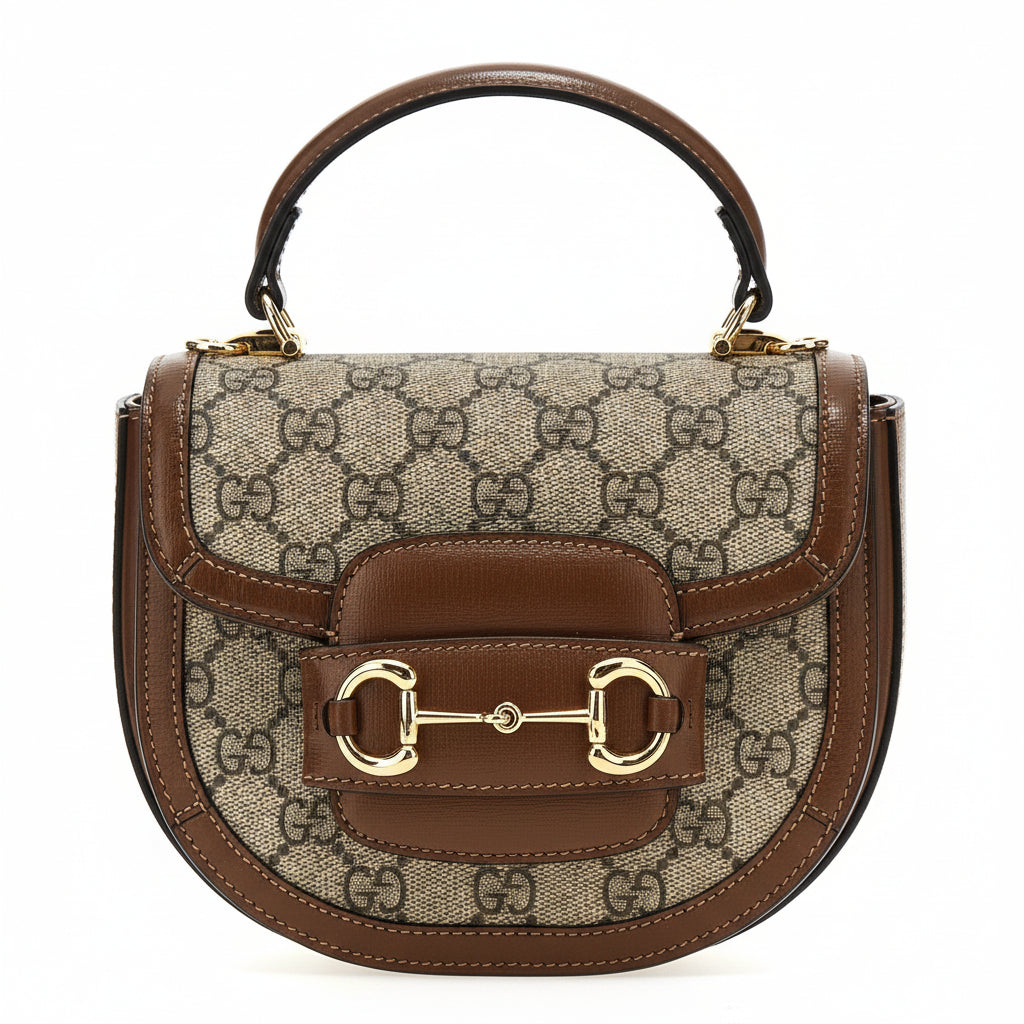 Gucci Brown Polyethylene Handbag