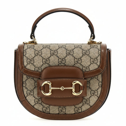 Gucci Brown Polyethylene Handbag