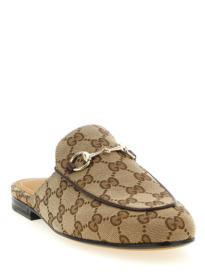 Gucci Beige Polyester Mules