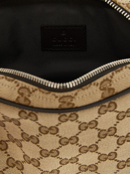 Gucci Beige Polyester Crossbody Bag