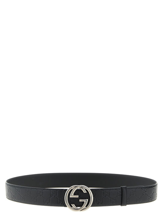 Gucci Black Calfskin Regular Belt