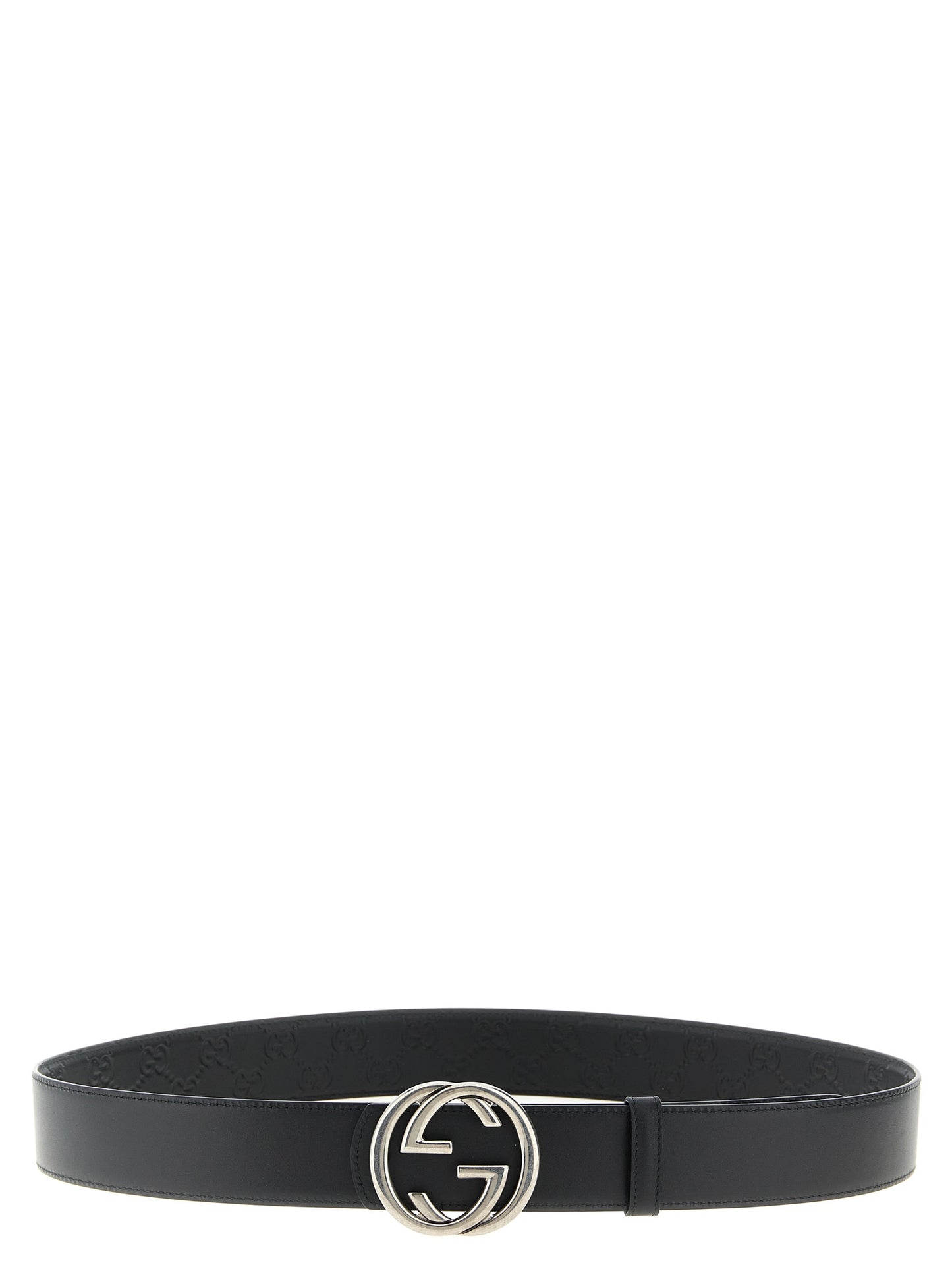Gucci Black Calfskin Regular Belt