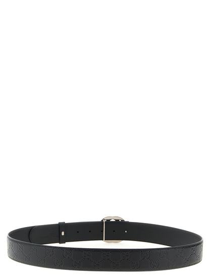 Gucci Black Calfskin Regular Belt