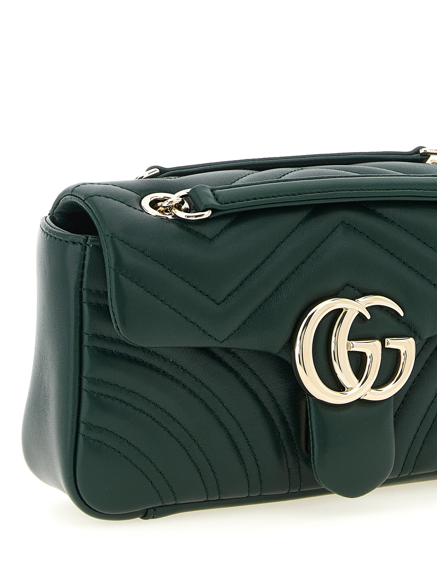 Gucci Bicolor Lamb Leather Shoulder Bag