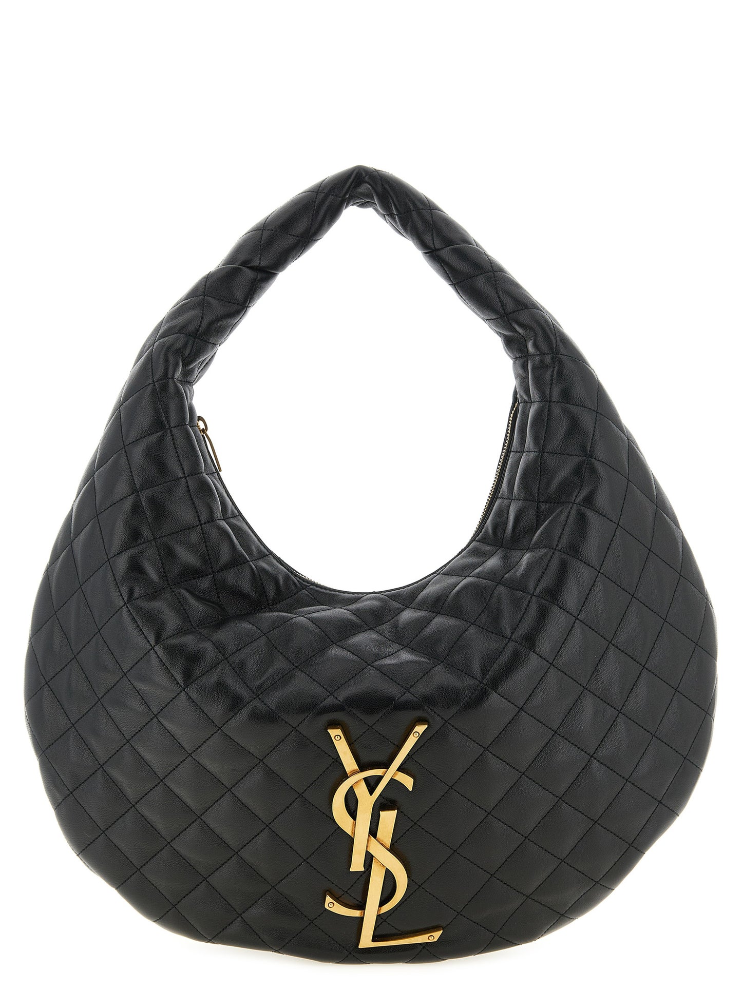 Saint Laurent Black Lamb Leather Shoulder Bag