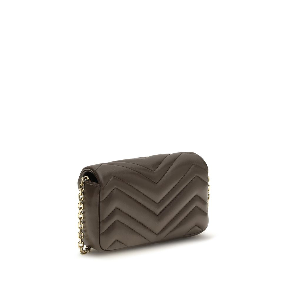 Gucci Brown Calf Leather Bos Taurus Shoulder Bag