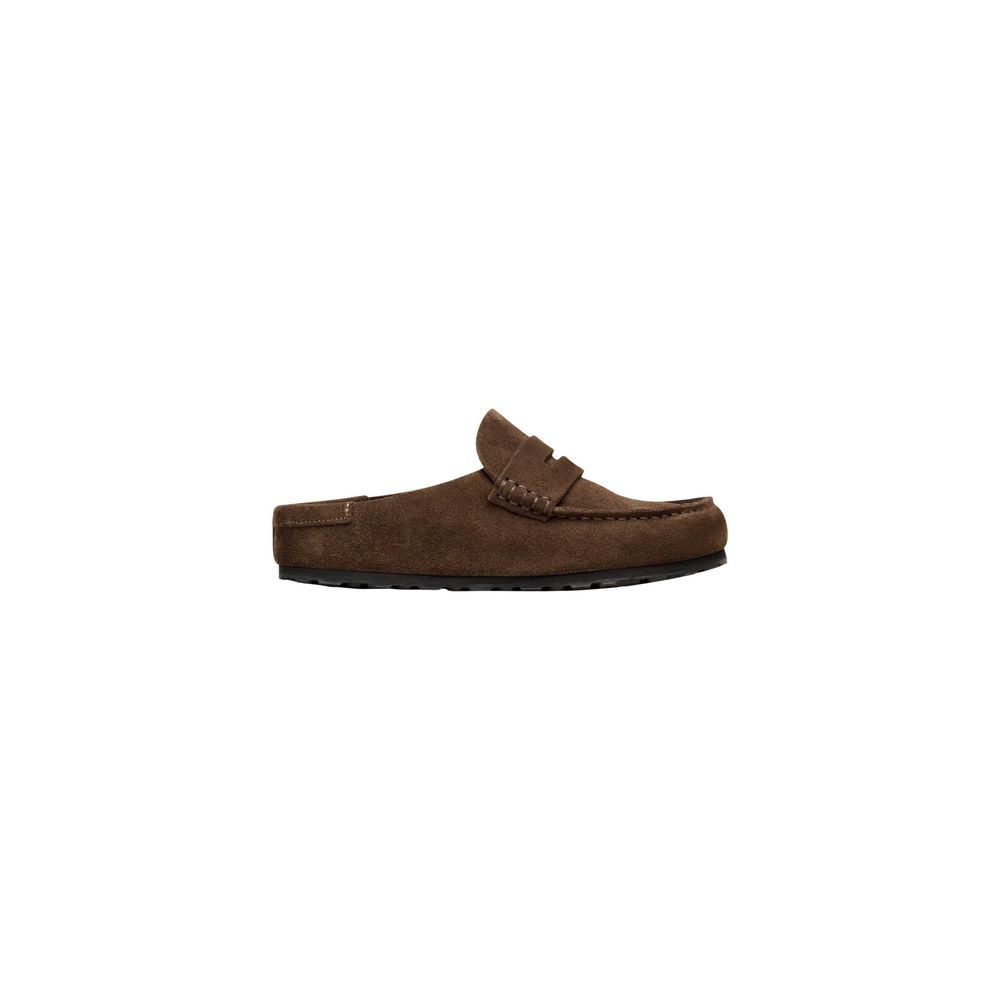 Birkenstock Brown Suede Leather Moccassin