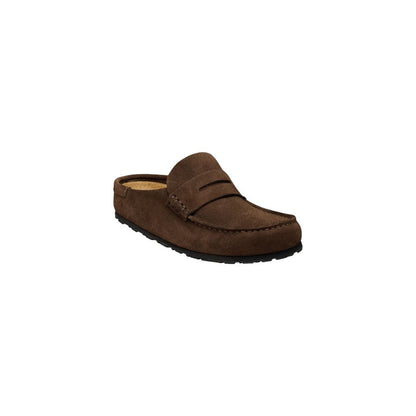 Birkenstock Brown Suede Leather Moccassin