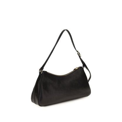 Prada Black Calf Leather Bos Taurus Shoulder Bag