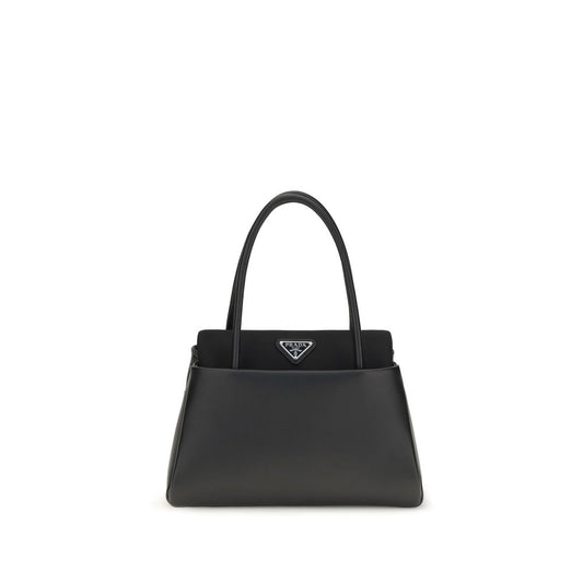 Prada Black Calf Leather Bos Taurus Handbag