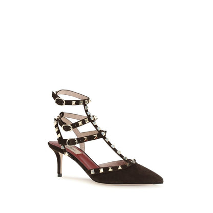 Valentino Garavani Brown Goatskin High Heel Pumps
