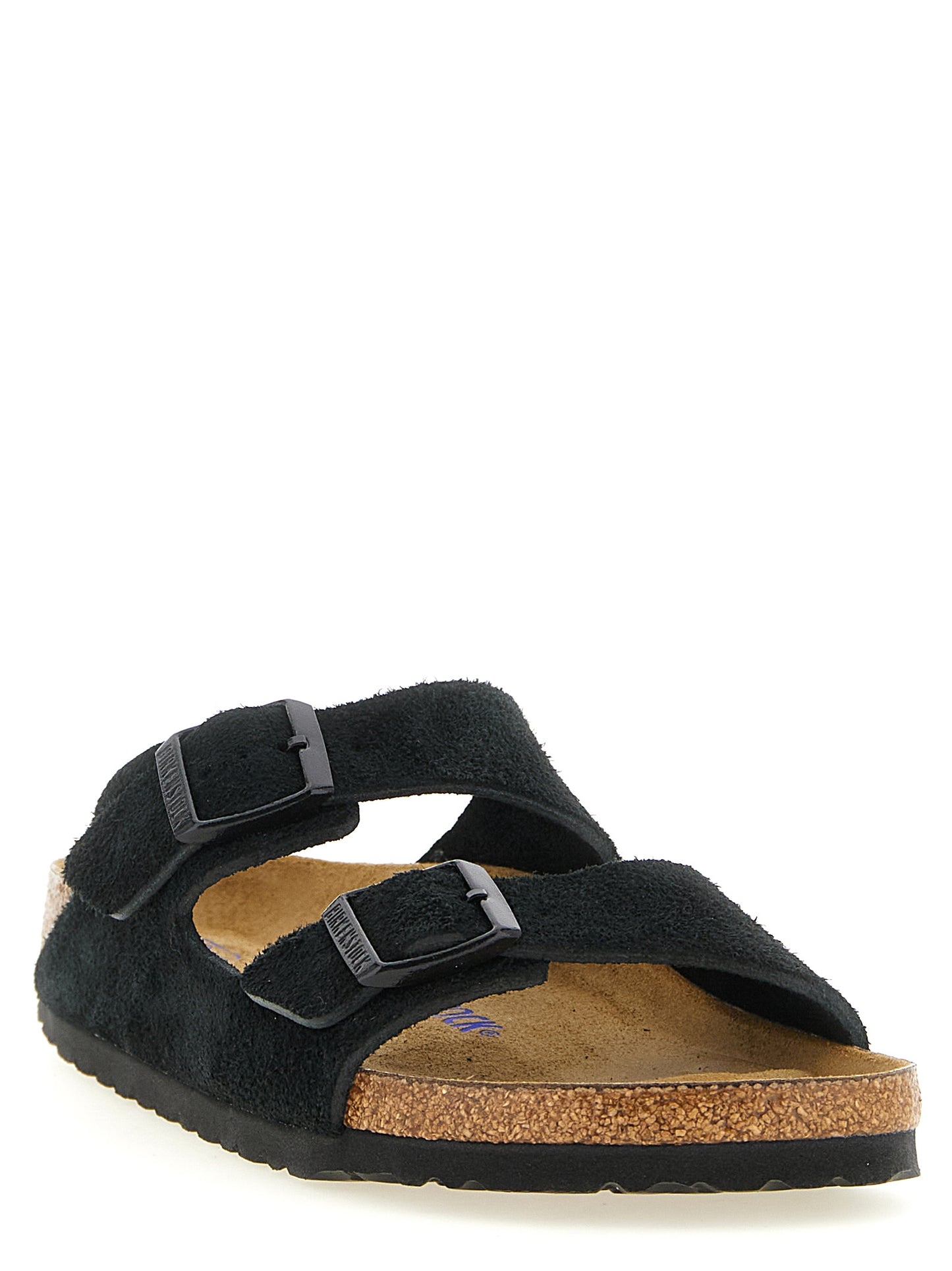 Birkenstock Black Calfskin Slides
