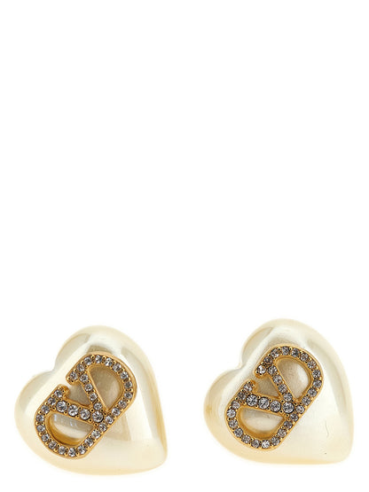 Valentino Garavani Gold Brass Earrings