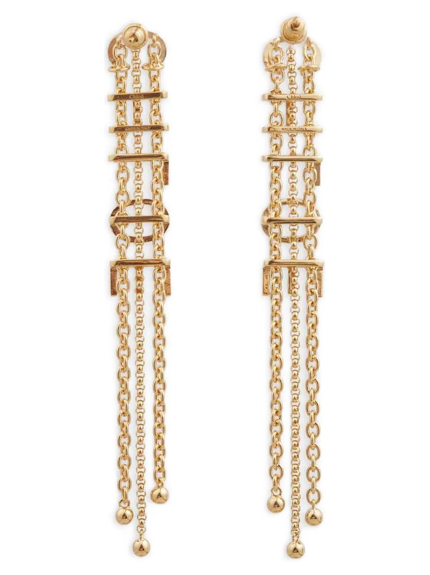 Chloé Gold Brass Earrings