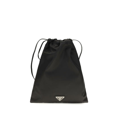 Prada Black Polyamide Clutch Bag