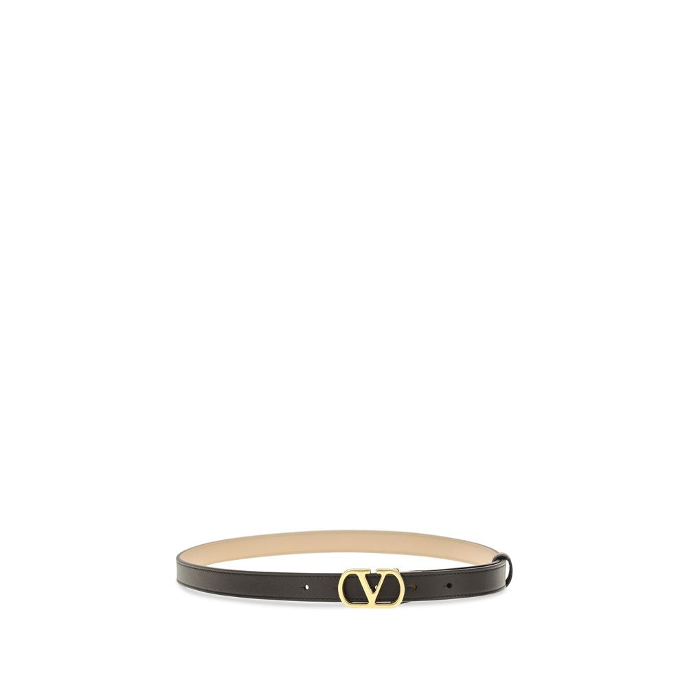Valentino Garavani Black Lamb Ovis Aries Aries Regular Belt
