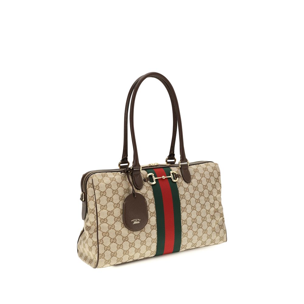 Gucci Beige Fabric Handbag