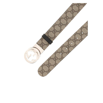Gucci Brown Cotton Regular Belt