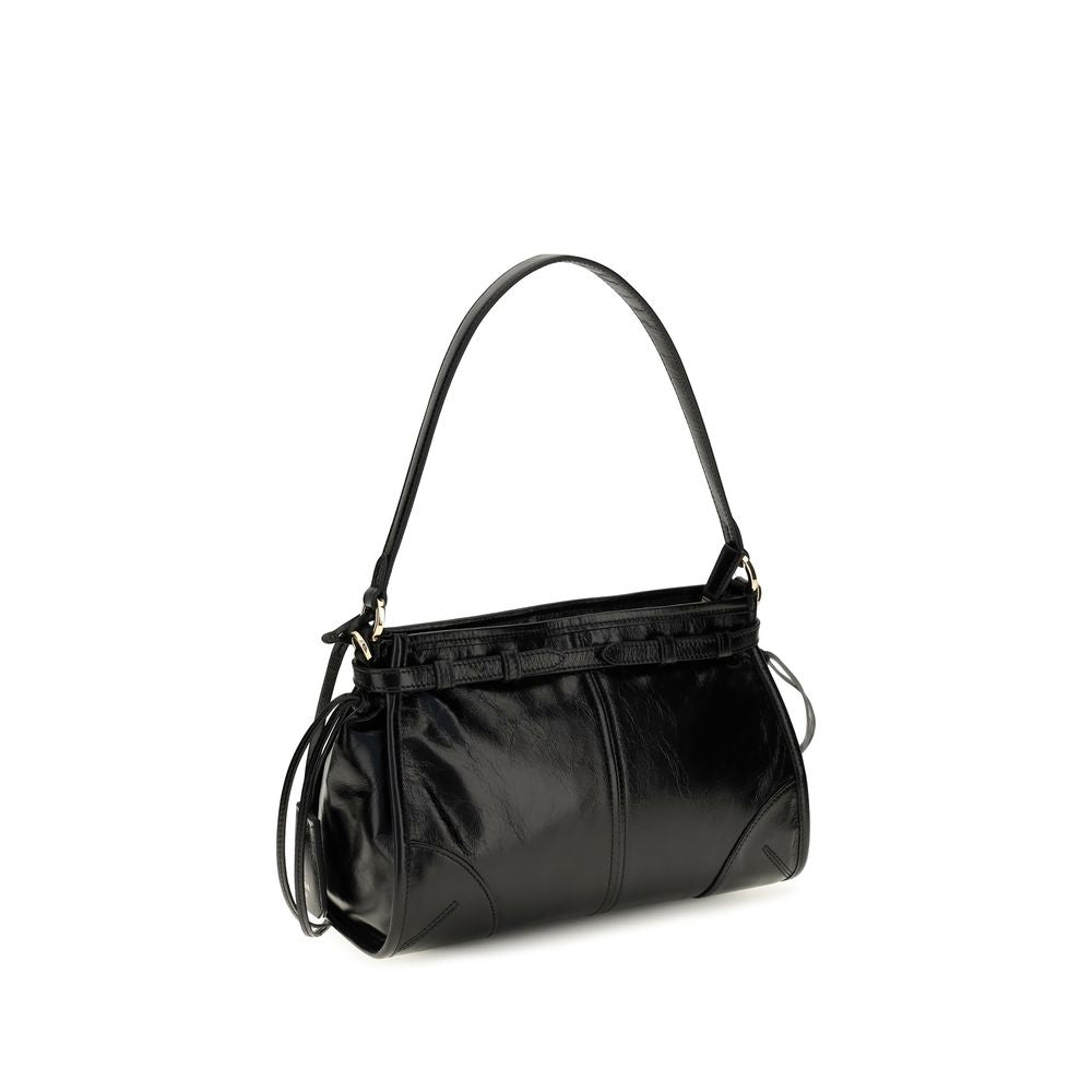Prada Black Calf Leather Bos Taurus Handbag