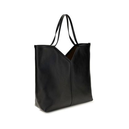Saint Laurent Black Calf Leather Bos Taurus Shoulder Bag