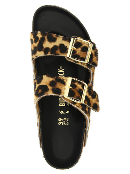 Birkenstock Brown Calfskin Slides