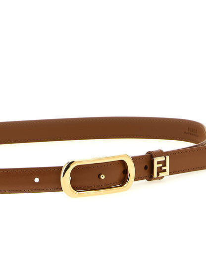 Fendi Brown Calfskin Regular Belt