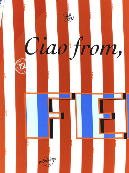 Fendi Multicolor Silk Foulard