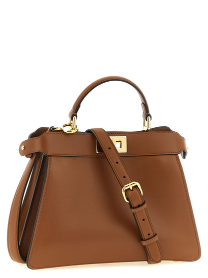 Fendi Brown Calfskin Crossbody Bag